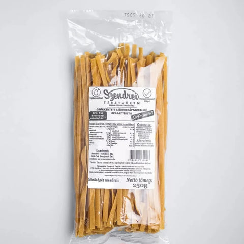 Csökkentett Szénhidráttartalmú Széles Metélt 250gr. - Szendrei Száraztészta