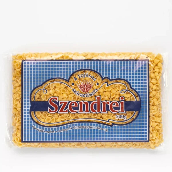 4 Tojásos Szendrei Kagyló kicsi Száraztészta 500gr.