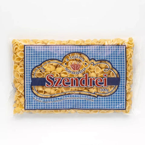 4 Tojásos Szendrei Kagyló nagy Száraztészta 500gr.