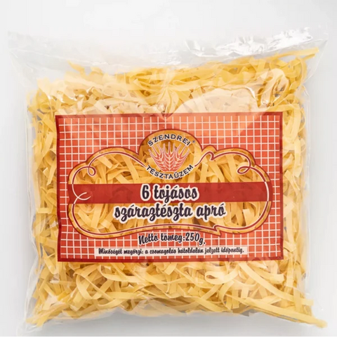 6 Tojásos Szendrei Boglyas Metélt Száraztészta 250gr.
