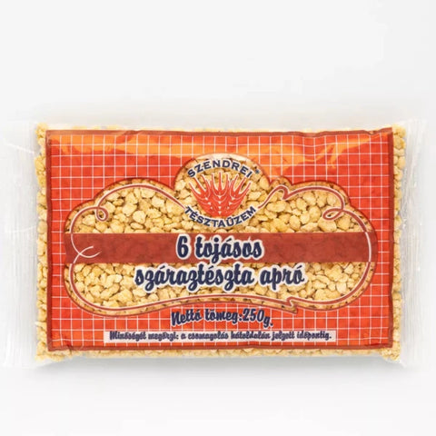 6 Tojásos Szendrei Reszelt Száraztészta 250gr.