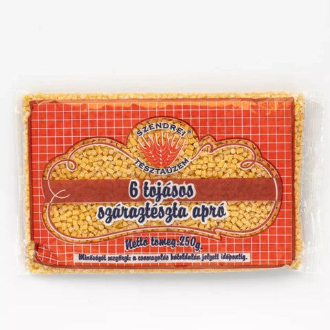 6 Tojásos Szendrei Tarhonya Száraztészta 250gr.