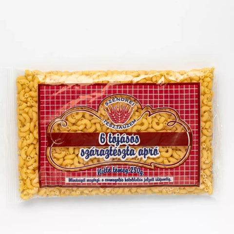 6 Tojásos Szendrei Szarvacska Száraztészta 250gr.