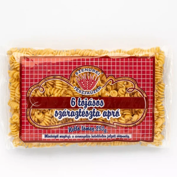 6 Tojásos Szendrei Orsó Száraztészta 250gr.