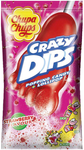Chupa Chups Crazy Dips eper nyalóka