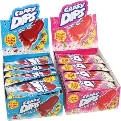 Chupa Chups Crazy Dips eper nyalóka