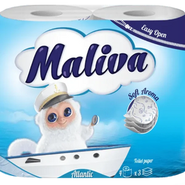Maliva Atlantic Scented WC papír 3 réteg 4 tekercs, 17 m