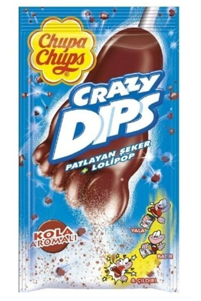 Chupa Chups Crazy Dips Cola nyalóka