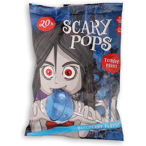 Scary Pops Halloween nyelvfestős véres nyalóka 1 db