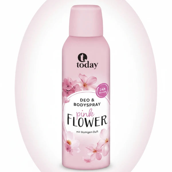 Today dezodor spray pink Flower női 200 ml