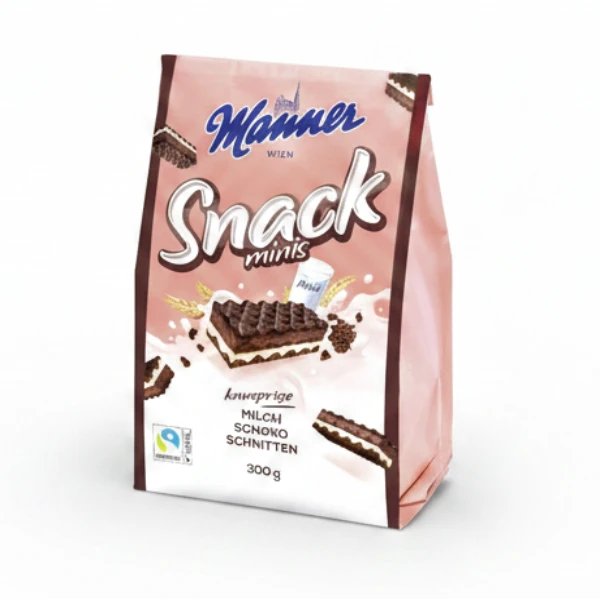Manner Snack minis tejes csokoládé 300g