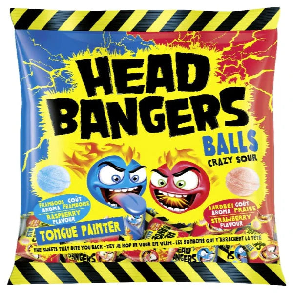 Head bangers Balls őrült savanyú málnás eper