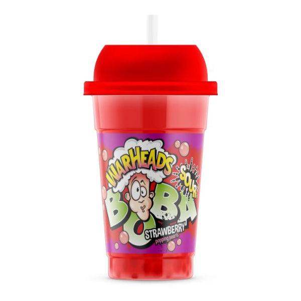 Warheads Boba sour Strawberry 400 ml