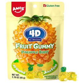 Amos Ananászos Burst Fruit Gumicukor 65 gr