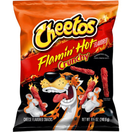 Cheetos Flamin' Hot Crunchy Chips 226g