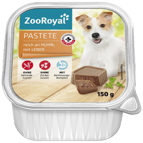 ZooRoyal csirkében és májban gazdag pástétom 150 g
