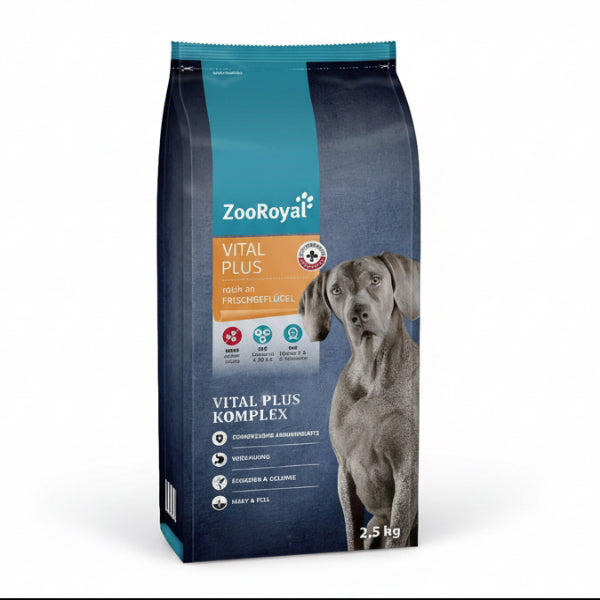 ZooRoyal Vital Plus friss baromfiban gazdag 2,5 kg