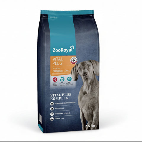 ZooRoyal Vital Plus friss baromfiban gazdag 2,5 kg