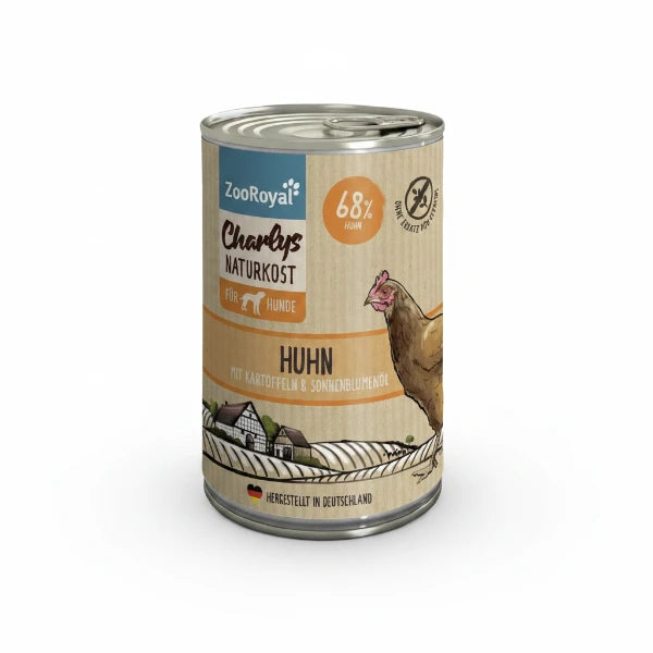 ZooRoyal nedves kutyaeledel Charlys Csirkés 400 g