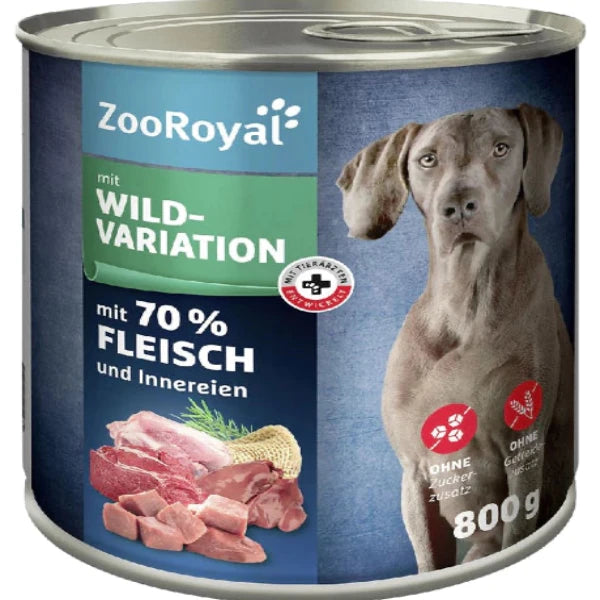 ZooRoyal vad variáció, konzerv 800g