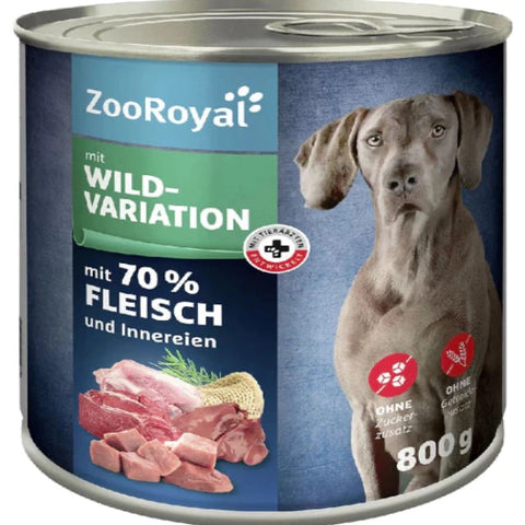 ZooRoyal vad variáció, konzerv 800g