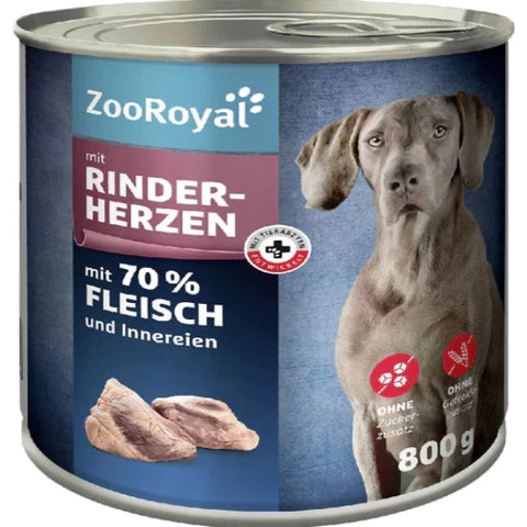 ZooRoyal marhaszívek konzerv  800g-os