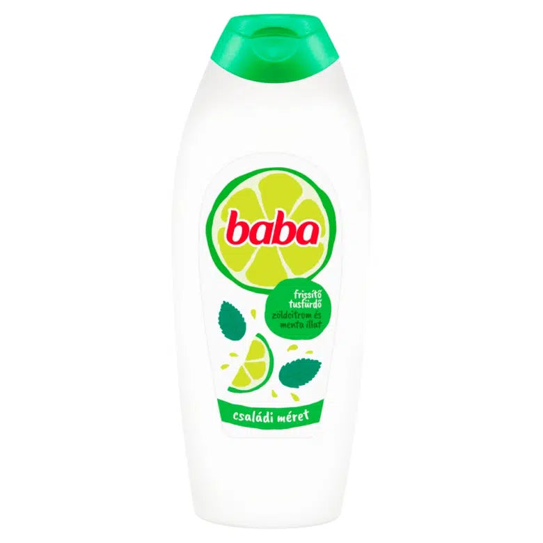 Baba Zöld citrom és menta Női Tusfürdő 750 ml