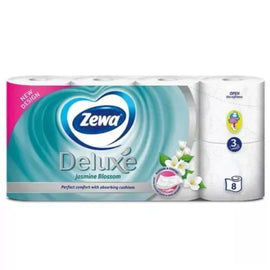 Zewa Deluxe Toalettpapír 3r Jasmin 8tek