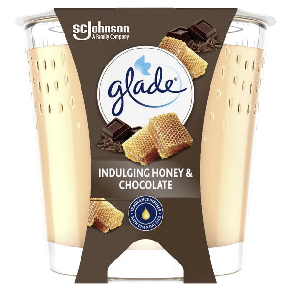 Glade illatgyertya Indulging Honey & Chocolate 112g