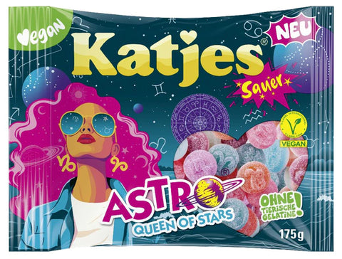 Katjes astro queen  175g-os