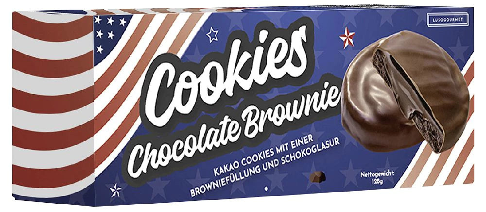 Lusogourmet Cookies Csokoládés brownie 128gr