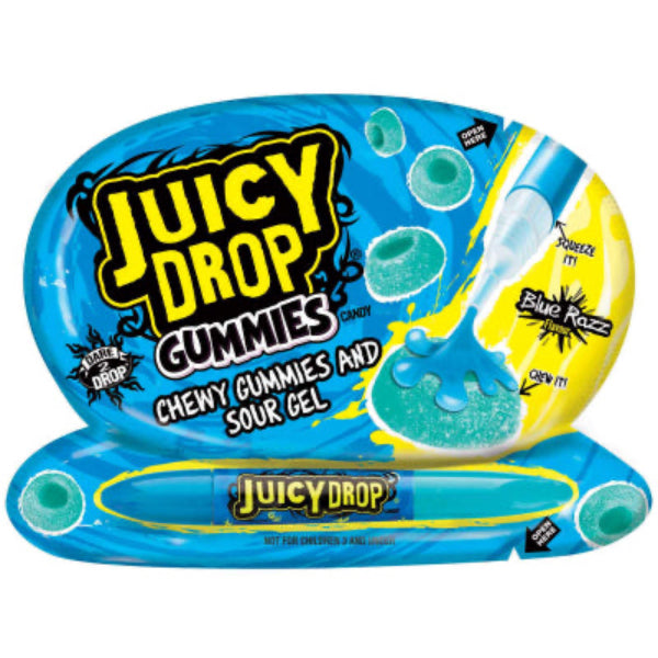 Bazooka Juicy Drops Gummies Raspberry 57gr