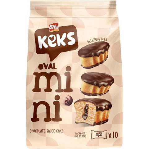 Bifa Keks oval mini chocolate sauce Cake 180gr
