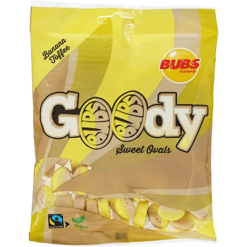 Bubs Godis Goody Banana Bubs Toffee 90 g