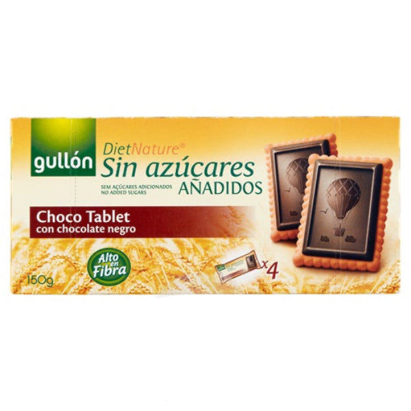 Gullón Choco Tablet cukor mentes 150g