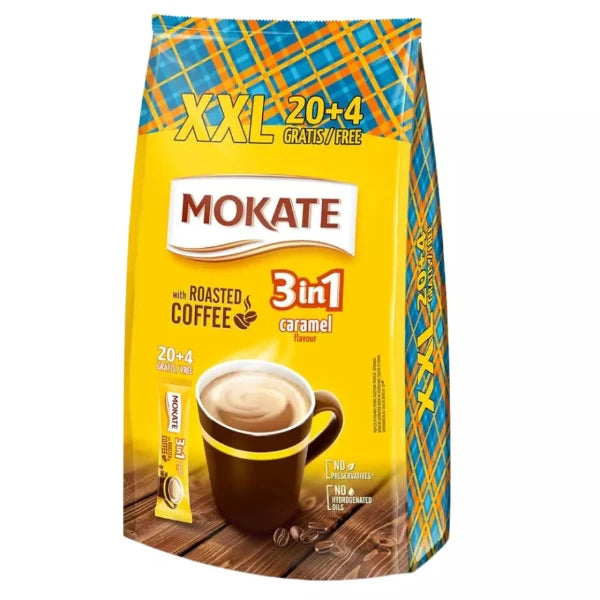 Mokate Instant kávé Karamell XXL 3in 1 20+4x17g