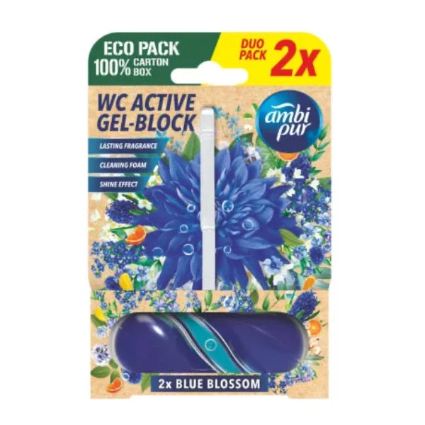 Ambi Pur wc block 2x45g Blue Blossom