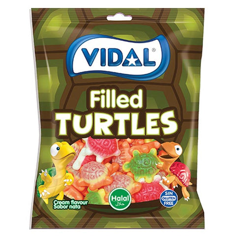 Vidal gumicukor teknős töltött 90g
