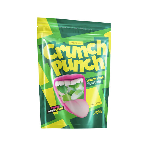 Crunch Punch Lemon Lime Starballs 100 gr