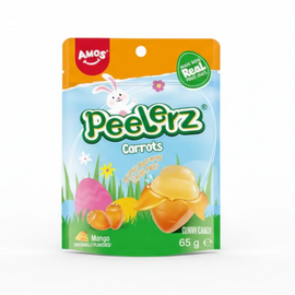 AMOS  PEELERZ GUMMY CARROTS EASTER 65 gr