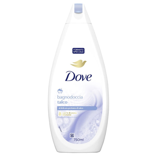 Dove talco hidratáló tusfürdő-habfürdő 750 ml