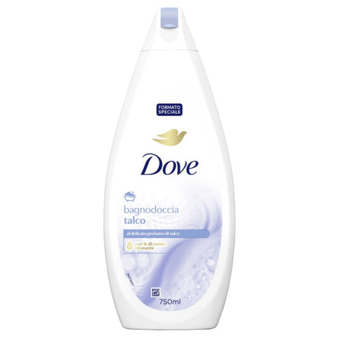 Dove talco hidratáló tusfürdő-habfürdő 750 ml