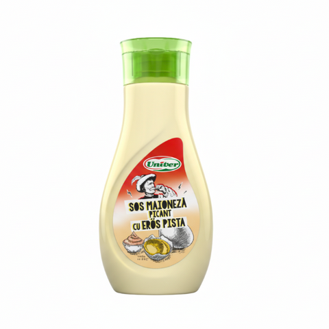Univer majonéz erős pistás 400 gr