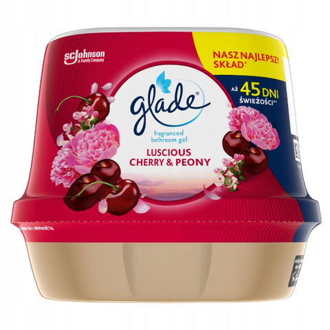 Glade fürdőszobai illatosító  gél 180 g Luscious Cherry&Peony
