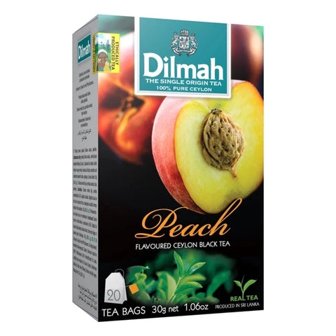 Dilmah Peach fekete tea 20x1,5g/12