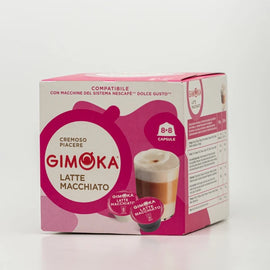 Gimoka Latte Macchiato Dolce Gusto kompatibilis kapszula (16 db kapszula)