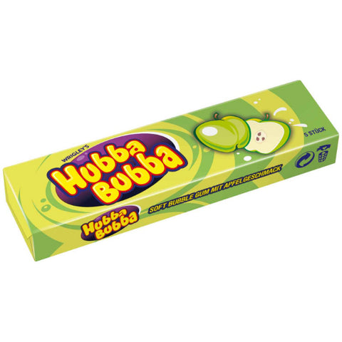 Hubba bubba zöld almaízű rágogumi 5 db-os