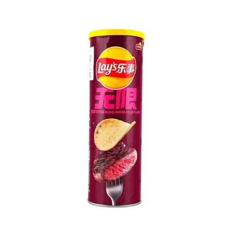 Lays Stax Black Pepper Rib Eye 90 gr