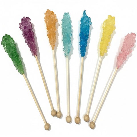 Vegyes színű kandiscukor pálca 1 db/csomag (Egyesével csomagolt) kristálypálca