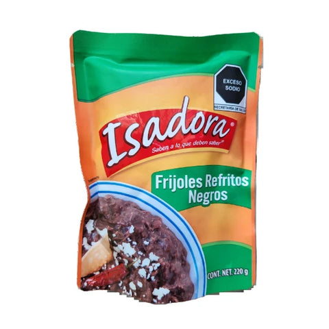 Isadora Frijoles Negros Refritos Pouch 220 gr